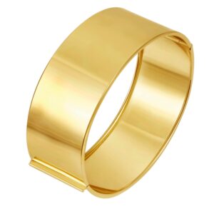 Designer Bold Width Bracelet in 14K Yellow Gold (24.60 mm)