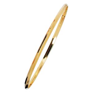 14K Yellow Gold Knife Edge Bangle