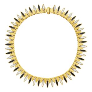14K Yellow Gold La Grand Dame Collar Necklace