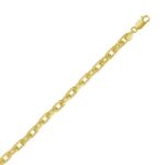 Sterling Silver Gold Plated French Cable Chain (5.60 mm)