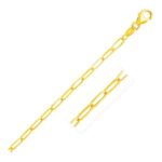 14K Yellow Gold Paperclip Chain (4.0 mm)