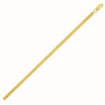 14K Yellow Gold Oval Snake Chain (3.30 mm)