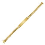14K Yellow Gold Lite Cuban ID Bracelet (7.20 mm)