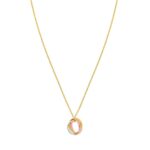 14K Tri Color Gold Trinity Chain Necklace