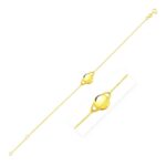 14K Yellow Gold Saturn Bracelet