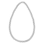 Sterling Silver Rolo Link Necklace