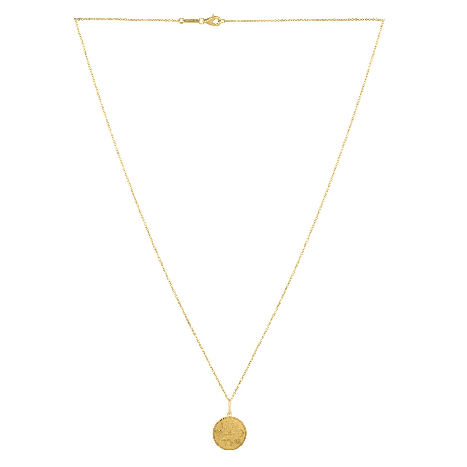 Lucky Charms Necklace in 14K Yellow Gold - Image 2