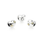 Pandora Love Struck Silver & 14k Gold Charm 791171