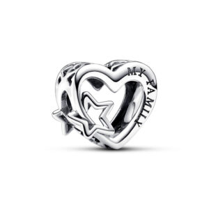 Pandora Openwork Family Heart and Star Charm 792829C00