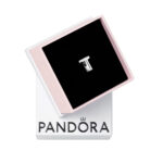 PANDORA Jewelry Letter T Sterling Silver Charm