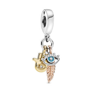 PANDORA Hamsa All-Seeing Eye & Feather