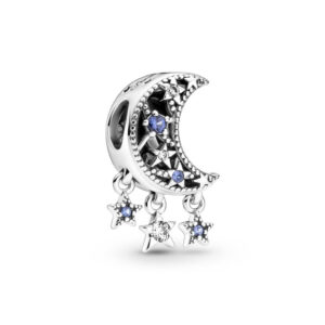 Pandora Star & Crescent Moon Charm Bracelet Charm Moments Bracelets - Stunning Women's Jewelry - Gift for Women - Made with Sterling Silver & Cubic Zi