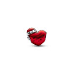 Pandora Moments Metallic Red Enamel Christmas Heart Charm 792336C01