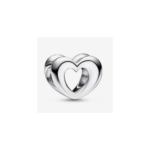 PANDORA Charm Radiant Open Heart Sterling Silver 792492C00