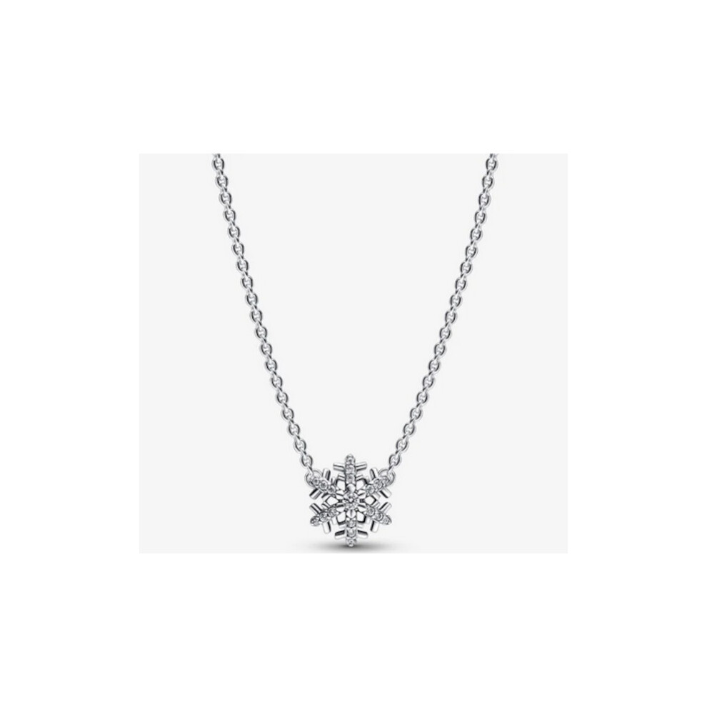 Pandora Sparkling Snowflake Pendant Necklace 392371C01-45